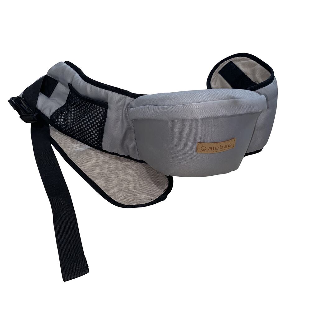 Ergonomic Baby Hip Seat Carrier Belt | Grey 3-36 Months | Comfort Waist Stool